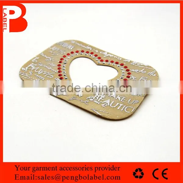 2015 Hot Sale Jeans Leather Patch Label photo-5