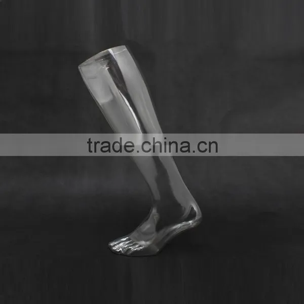 Hot Sale Boutique Top Level Fashion Transparent PC Female Middle Leg Mannequin photo-3