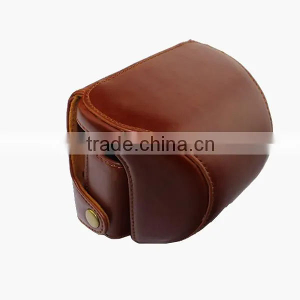 Vintage High Quality Factory Price Waterproof 100% Genuine Leather Camera Bag photo-3