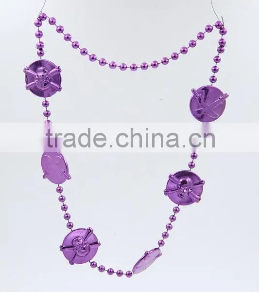 carnival party Bead chain necklace colorful agate beads necklace