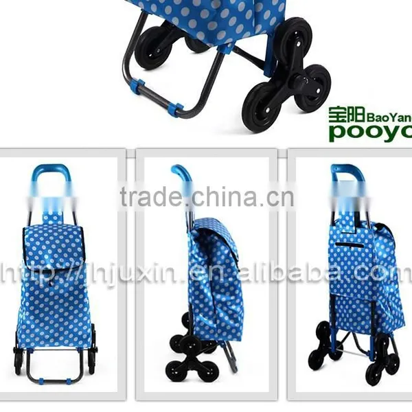 Pooyo A3S 6 Wheel 600D Shopping Trolley Bag photo-5