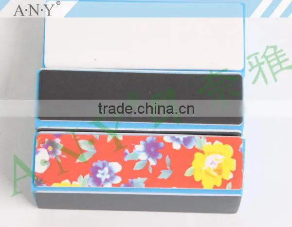OEM Welcomed Cheap Nail Art Care Flower Printing 4 Side Nail Buffer Polishing photo-4