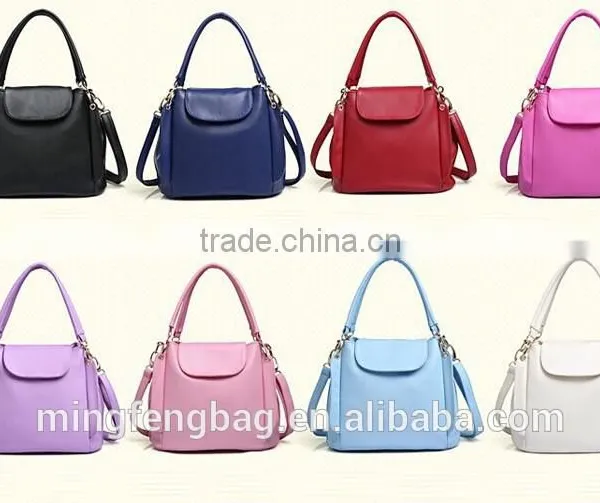 2015 New Fashionable Tote and Single Shoulder Leisure PU Lady Women Bag photo-6