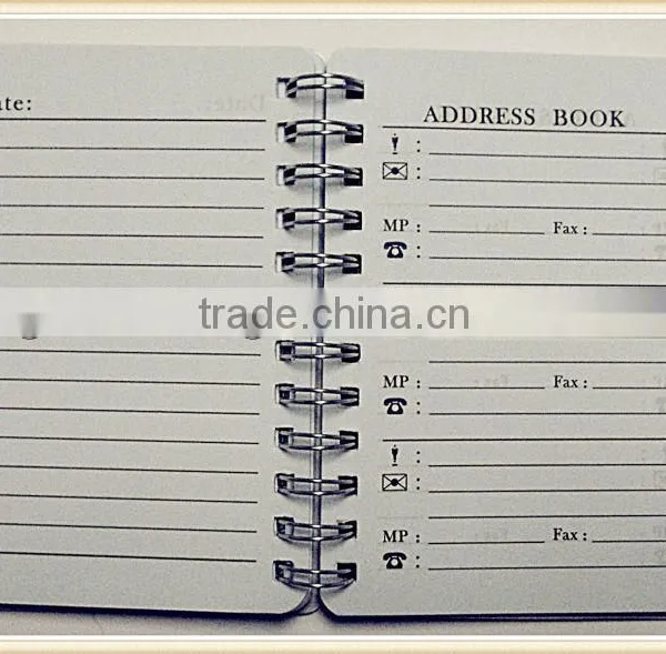 Portable Tiny Aluminum Address / Phone Book With Ball Pen