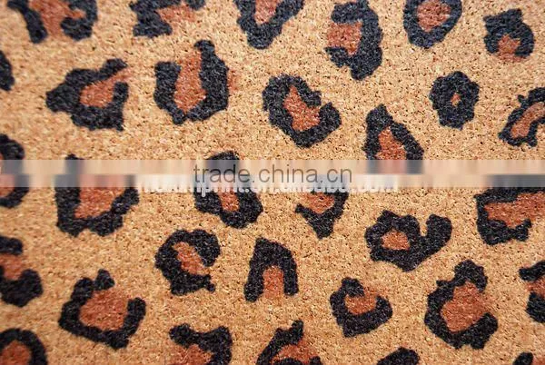 Hot Sale Leopard Print Cork Board With Frame photo-2