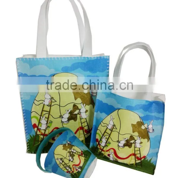 Promotional Felt Easter Egg& Bunny Gift Bag Kit for Kids photo-3
