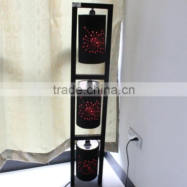 2016 Hot Sale Chinese Style Wooden Flooe Lamp photo-2