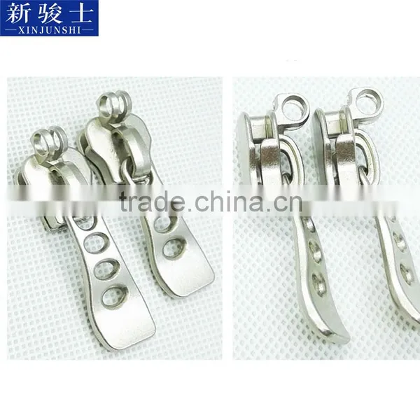 Accessory Holesale Corn Teetle Shiny Gold Metal Zipper For Luggage Bags photo-3