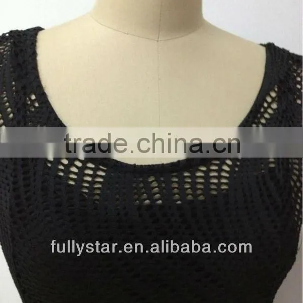 Short Sleeve Black Dress New Fashion 2016 photo-2