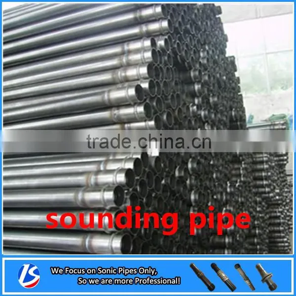 Sounding testing pipe black Sonic steel pipe welded testing pipe