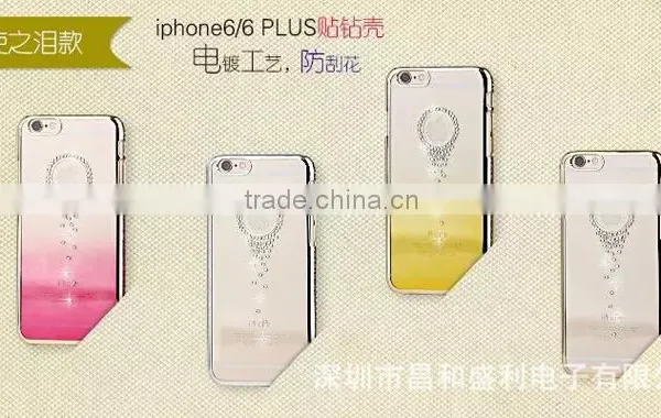 2016 Newest Mobile Phone Cover Case Electroplate Diamond Image Tpu for IPhone 6 6s 6plus photo-3