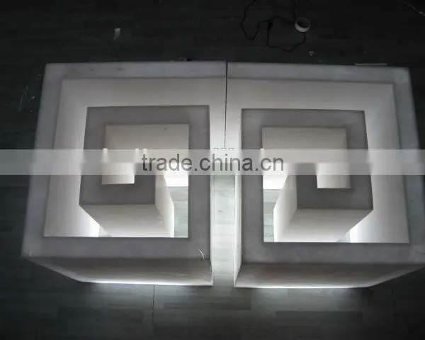 Best Price Artificial Marble for Beauty Salon Reception Desks photo-4