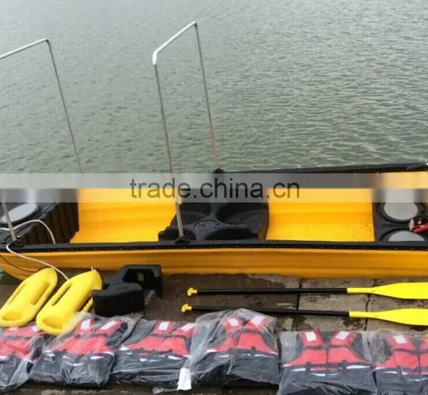Simple Plastic Big Fishing Boat for 8-10people Together photo-6