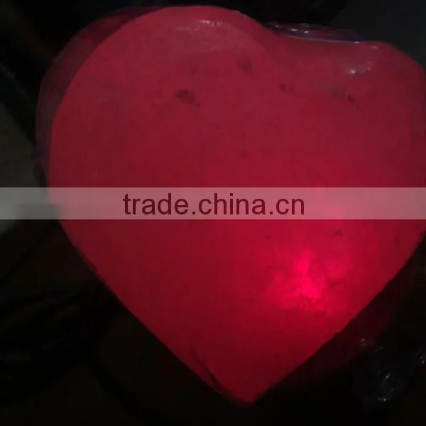 USB Salt Lamp Heart Shape