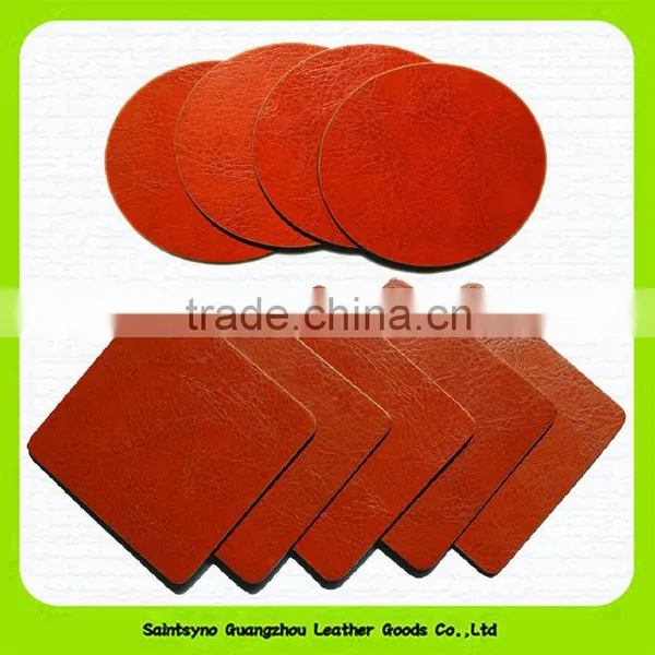 15011 Graceful and Fashion Leather Cup Coaster photo-4