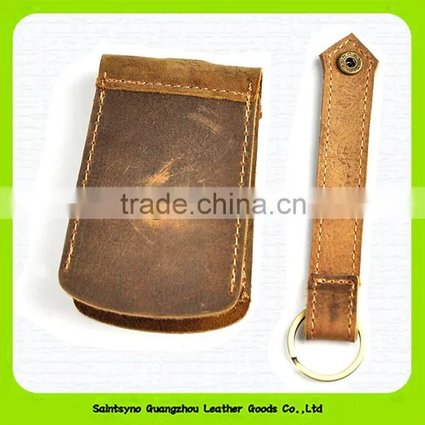 15114 Custom Leather Key Holder Wallet Leather Key Case photo-6