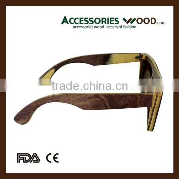 Wholesale High Quality Wood Mens Sunglasses Real Wood Handcrafted Sunglasses photo-4