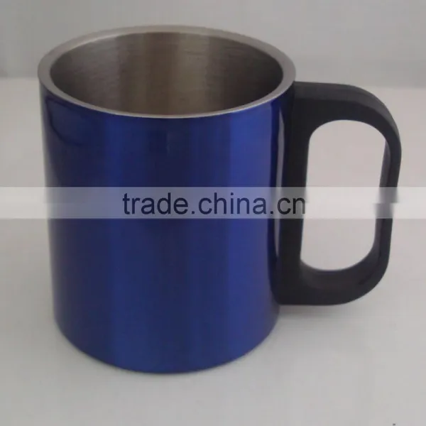 Kid Drink Mugs Plastic Small Mugs 220ml Double Wall Stainless Steel Coffee Mug photo-5