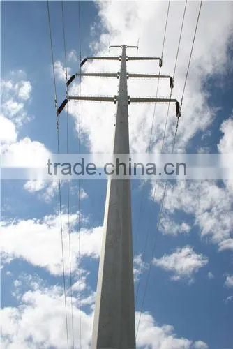 10-500kv Hot Dip Galvanizing Electric Pole photo-2