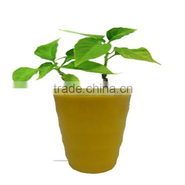plastic flower pots