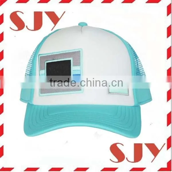Curved Custom Made 5 Panel Foam and Mesh Trucker Brand Hip Hop Hat photo-2
