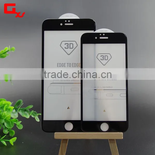 For Iphone 6s Plus Tempered Glass 3D Full Cover Curved Glass 9H Hardness Explosionproof Anti-Shock Screen Protector photo-2
