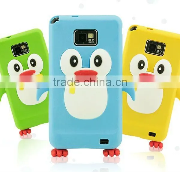 2012 Hot Selling New Style Silicone Case for Samsung Galaxy s2