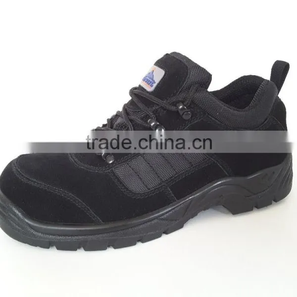 Good Quality Genuine Leather PU Sole Steel Toe Safety Shoes Gaomi photo-4