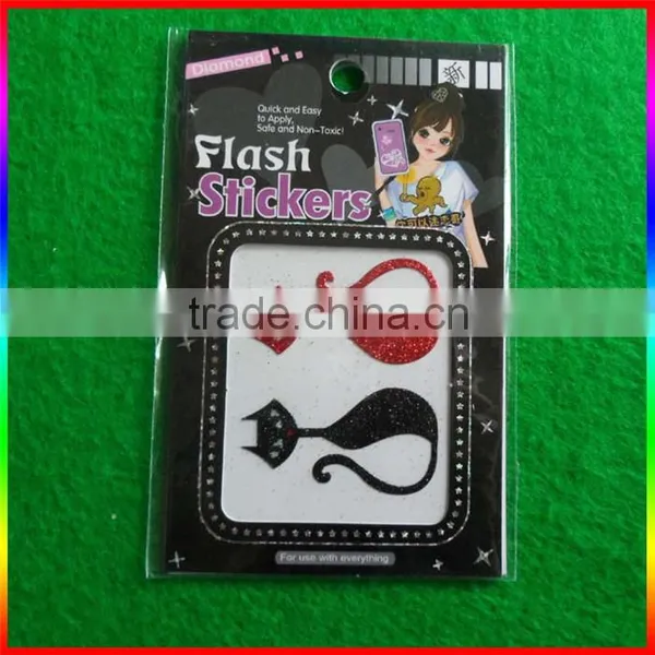 Flash Powder Mobile Phone Stickers photo-6