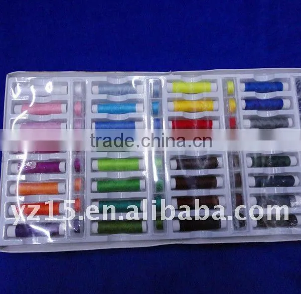 weaving thread kit,Spun polyester sewing thread kit, household sewing thread