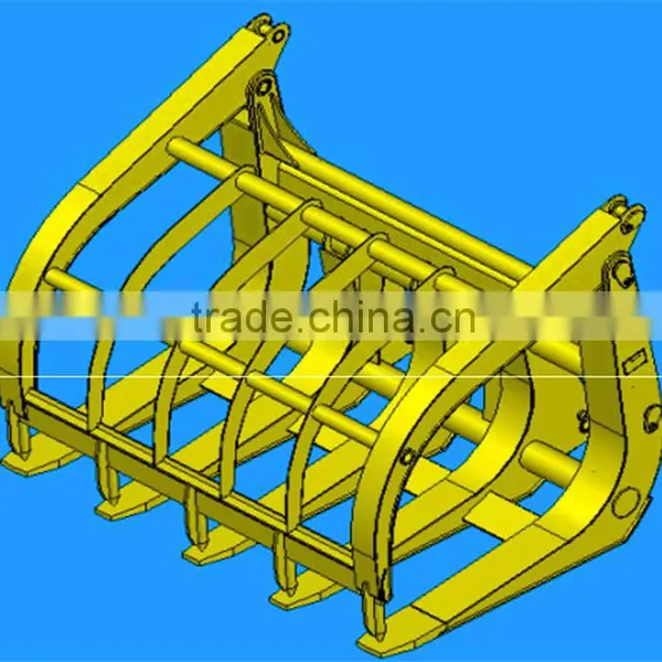 Professional Custom Service SDLG 4Ton Wheel Loader Optional Equipment Grass Grapple For LG946L/LG936L/LG956L/LG968 Wheel Loader photo-5