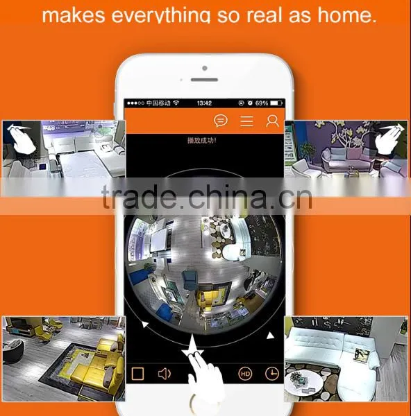 New Resolution Wireless Hidden Camera Smart Wifi Fisheye Bulb Camera photo-2