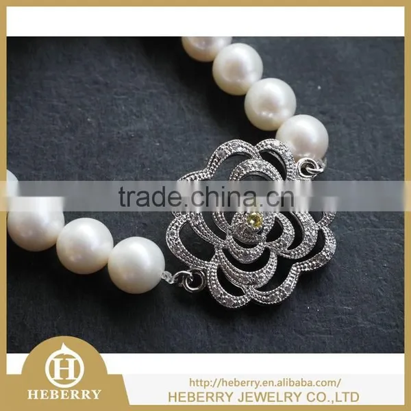 Charming Baby Pearl Bracelets in Size 9mm Match 925 Silver Buckle Wholesale photo-4