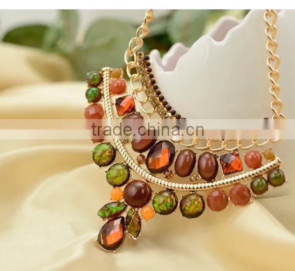 Fashion Handmade Statement Necklace Bubble Necklace Fake Diamond Necklace