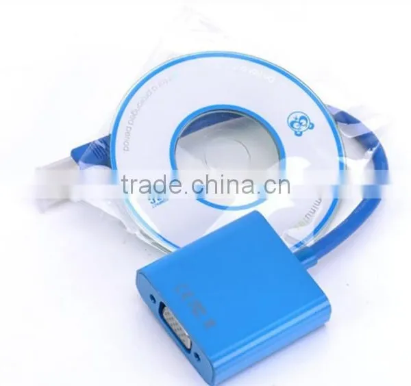 2014 Hotsell USB 3.0 Cable Factory Price USB 3.0 TO VGA Converter