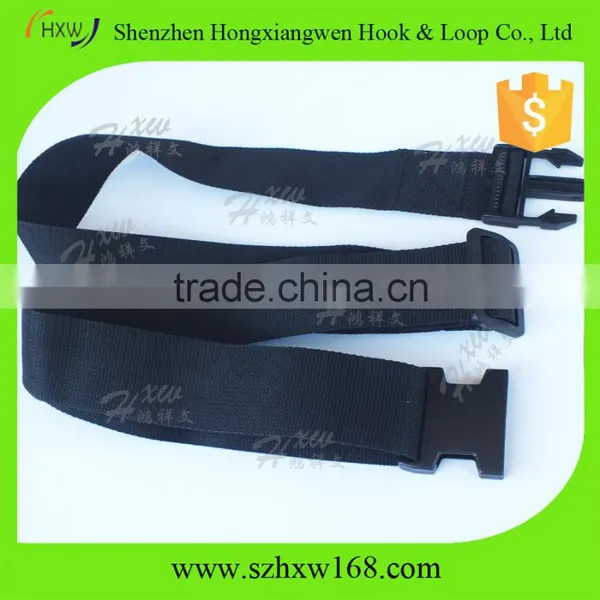 Black Custom 2cm*5m Adjustable Luggage Belt With Buckle photo-3