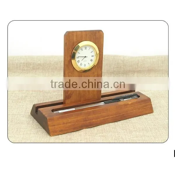 Quartz Wooden Table Clock Souvenirs Clock Gifts photo-2