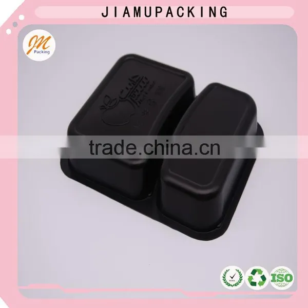 Hot Hot Hot Sale Black Plastic Disposable Microwave Lunch Box Food Container photo-4