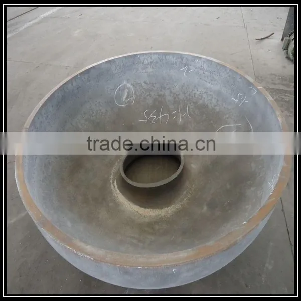 Carbon Steel Flange Forged Groove Elliptical Dished Heads Dome End Cap