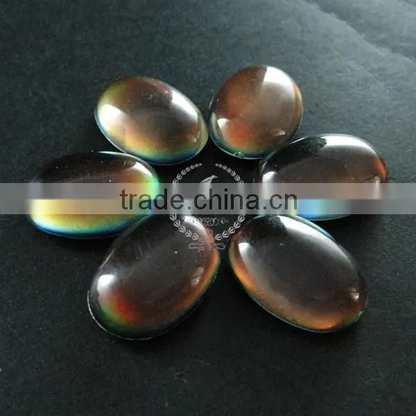 18x25mm Color Change Oval Mood Cabochon for DIY Mood Rings,charms Jewelry Supplies Fingdings 4120092 photo-2