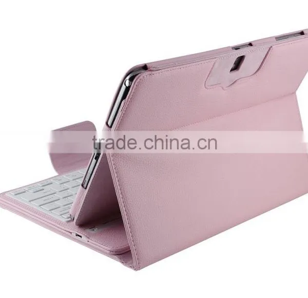 Litchi Pattern Customized Hot Selling Bluetooth Keyboard Case for Samsung Note PRO 12.2inch P900-SA109 photo-2