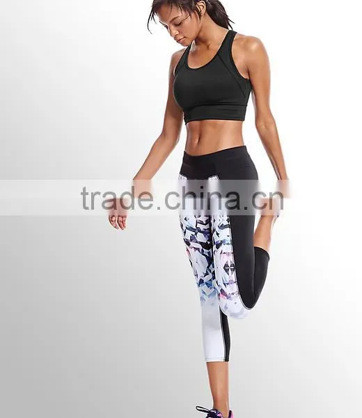 OEM Custom Made Dry Fi Brazilian Yoga Pants Fitness Capris photo-3