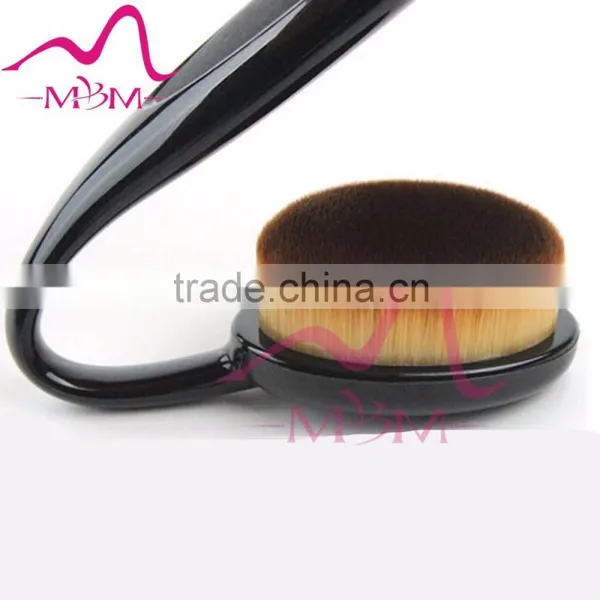 Plastic Handle Durable Dense Synthetic Hair Cosmetic Makeup Brush photo-3