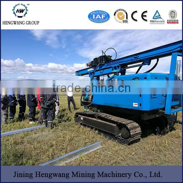 Highway Road Guardrail Beam Post Hydraulic Press Sheet Pile Driver for Sale photo-3