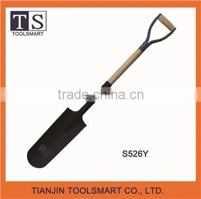 Hot Sale Different Types of Camping Steel Garden Shovel With Wooden Handle photo-5