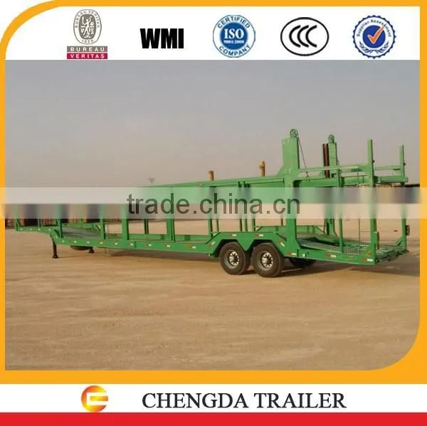 Manufacturer 2 Axles Car Carrier Semi Trailer photo-5