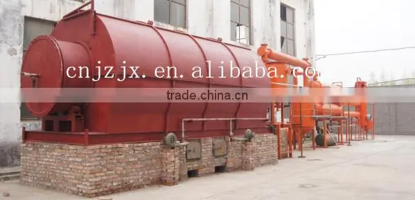 High Efficiency Waste Tire Pyrolysis Oil Recycling Machine With Special Design photo-2