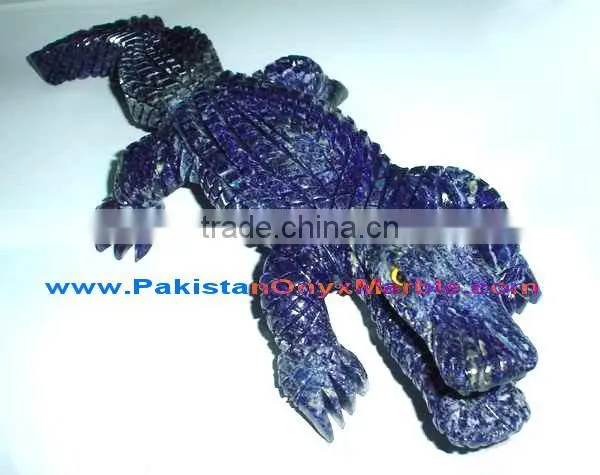 EXPORT QUALITY ANIMALS CARVING LAPIS LAZULI HANDICRAFTS photo-5