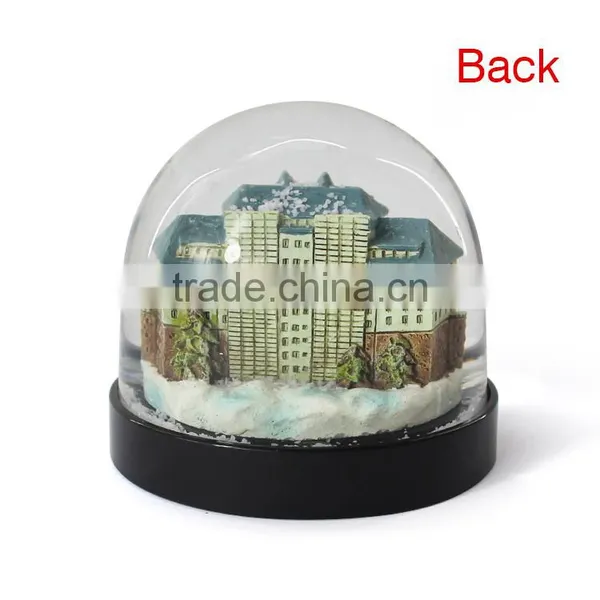 Acrylic Material Decorate Building Snow Globe photo-5