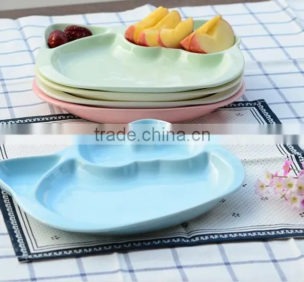 10inch Microwave Oven and Dishwasher Saftey Cat Shape Ceramic Plate Cute Ceramic Plate photo-2